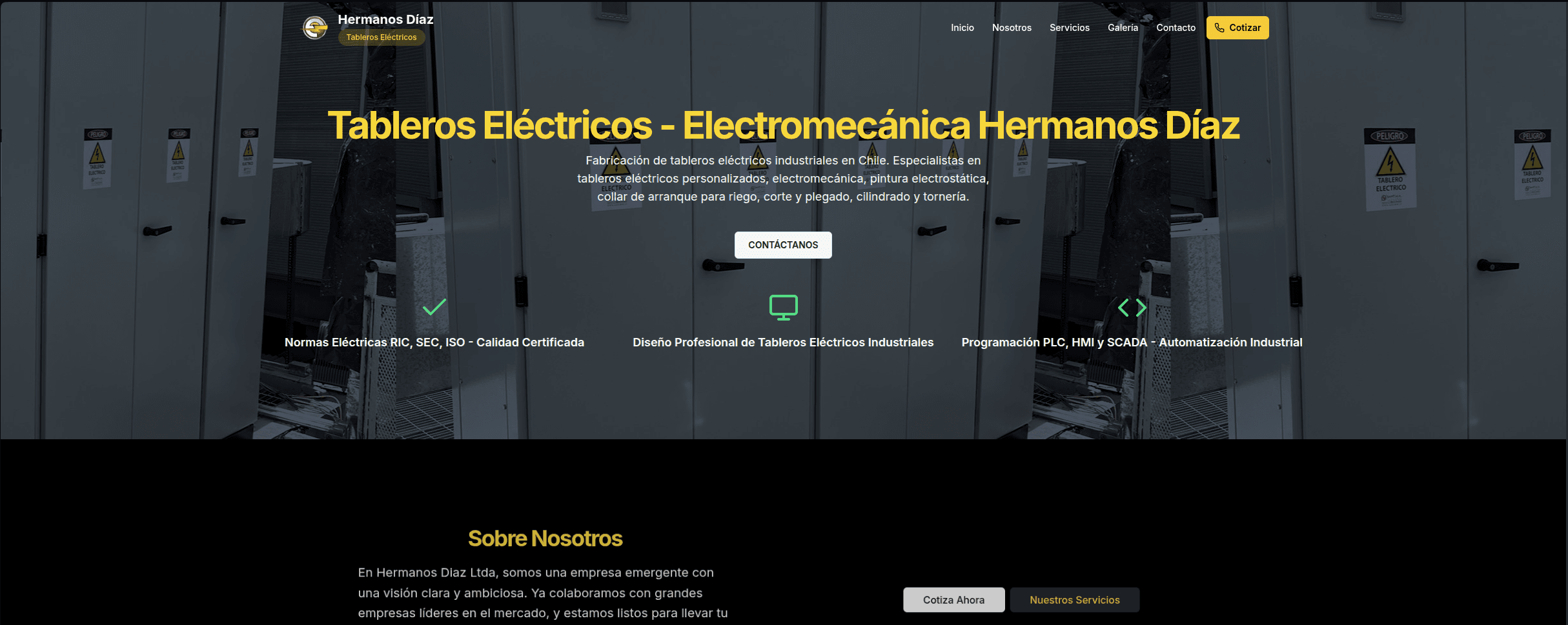 Electromecánica Hermanos Díaz - Sitio Industrial